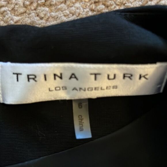 Trina Turk black dress 6 - Picture 6 of 7